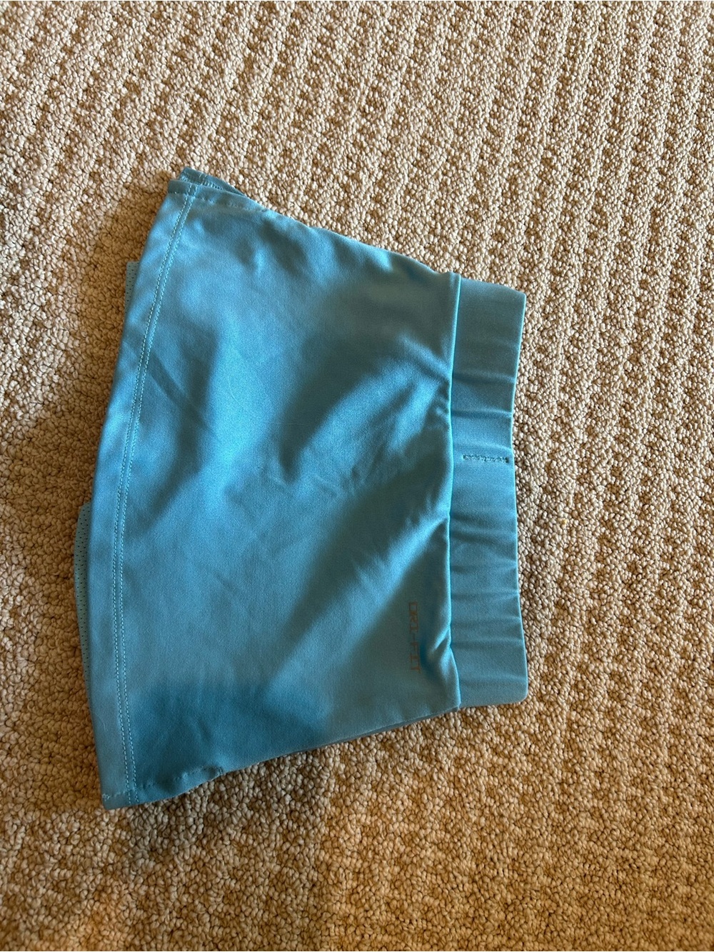 Baby Nike Dry Fit Skort Blue with Pink Swoosh - Picture 5 of 7